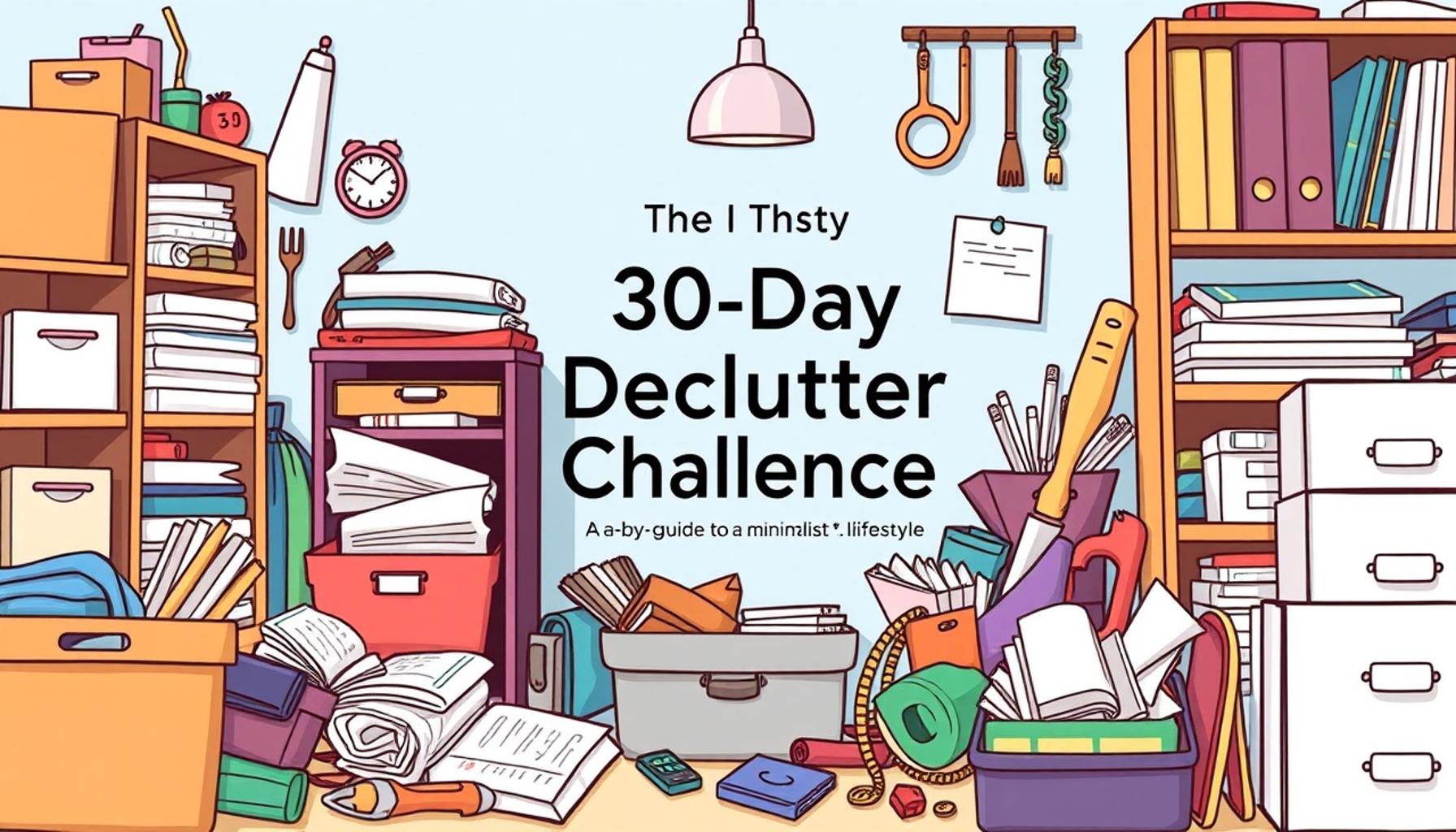 The 30-Day Declutter Challenge: A Step-by-Step Guide to a Minimalist Lifestyle